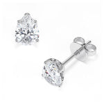 [RU-1779] Ohrstecker Weißgold 585