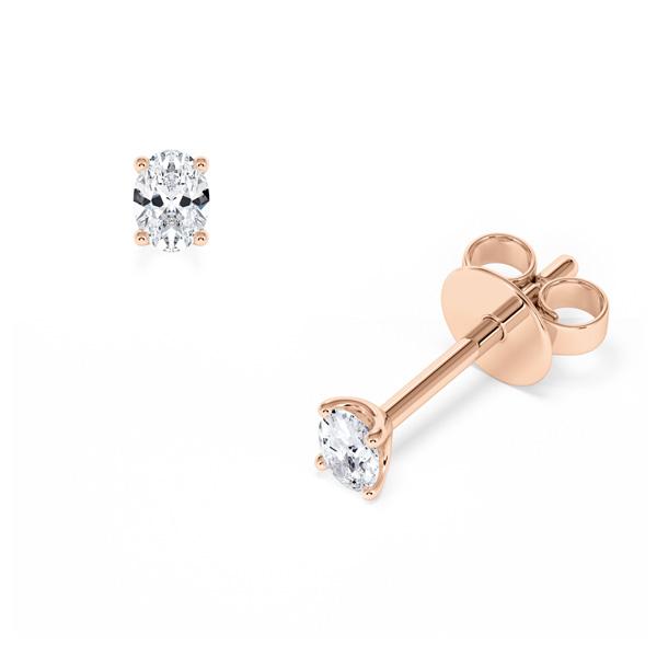 [RU-1778] Ohrstecker Weißgold 585