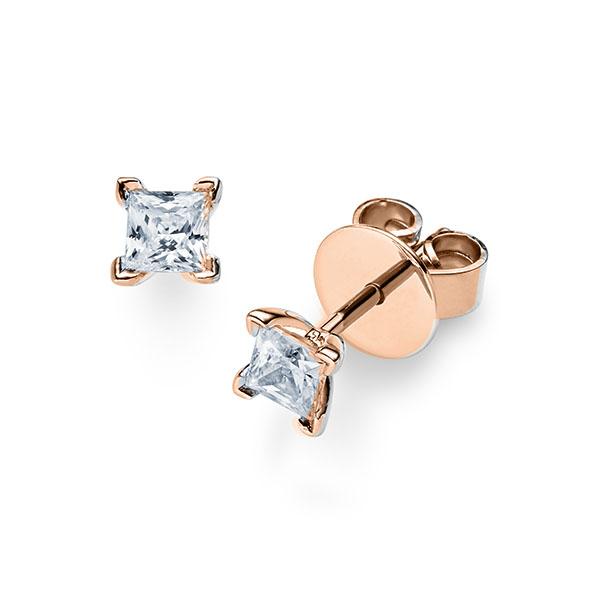 [RU-1573] Ohrstecker Weißgold 585