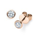 [RU-1575] Ohrstecker Weißgold 585