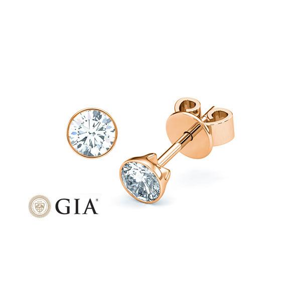 [RU-1575] Ohrstecker Weißgold 585