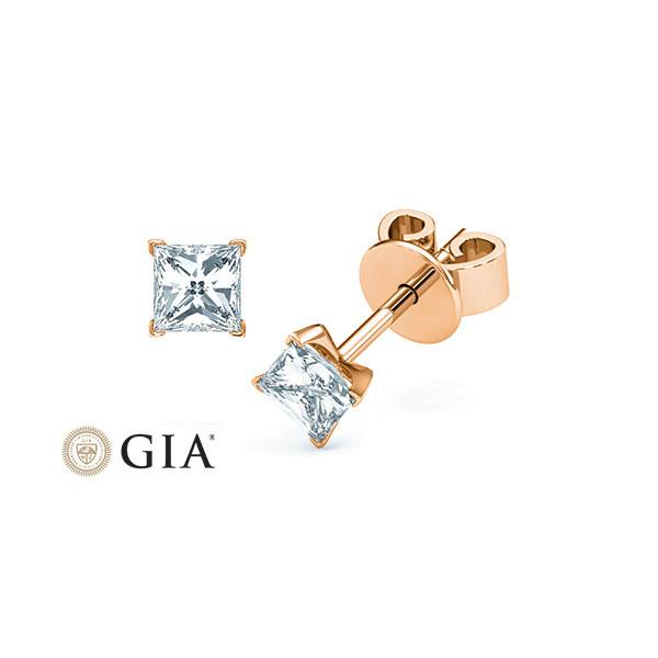 [RU-1573] Ohrstecker Weißgold 585