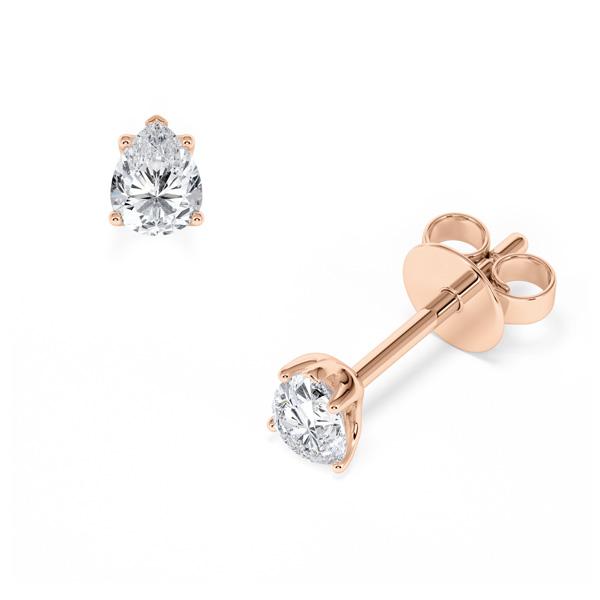 [RU-1779] Ohrstecker Weißgold 585