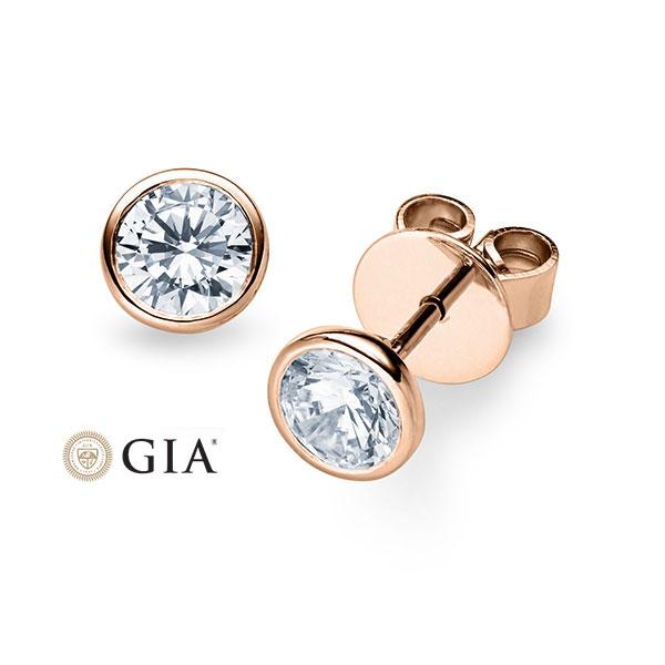 [RU-1575] Ohrstecker Weißgold 585