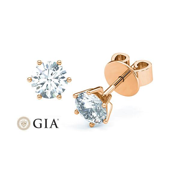 [RU-1572] Ohrstecker Weißgold 585