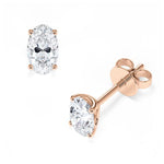 [RU-1778] Ohrstecker Weißgold 585