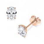 [RU-1778] Ohrstecker Weißgold 585