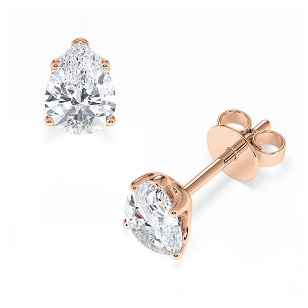 [RU-1779] Ohrstecker Weißgold 585