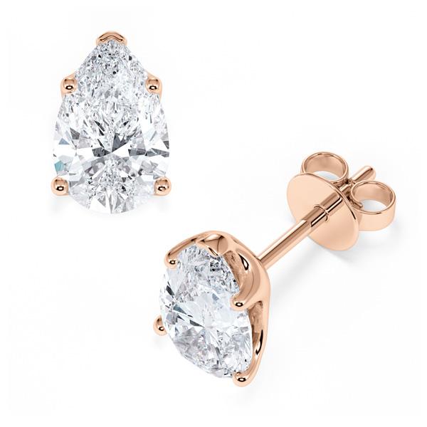 [RU-1779] Ohrstecker Weißgold 585