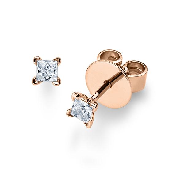 [RU-1573] Ohrstecker Weißgold 585