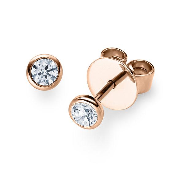 [RU-1575] Ohrstecker Weißgold 585