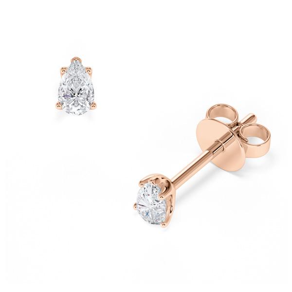 [RU-1779] Ohrstecker Weißgold 585