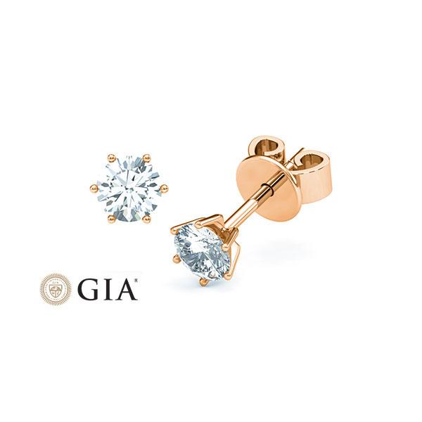 [RU-1572] Ohrstecker Weißgold 585