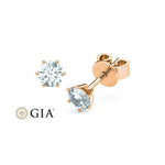 [RU-1572] Ohrstecker Weißgold 585