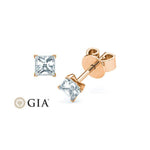 [RU-1573] Ohrstecker Weißgold 585