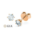 [RU-1572] Ohrstecker Weißgold 585