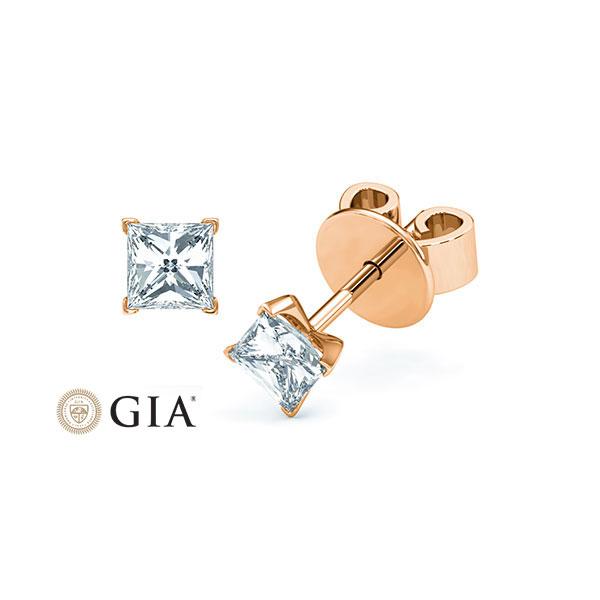 [RU-1573] Ohrstecker Weißgold 585