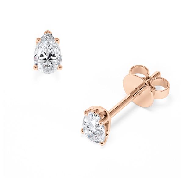 [RU-1779] Ohrstecker Weißgold 585