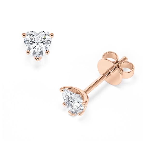 [RU-1776] Ohrstecker Weißgold 585