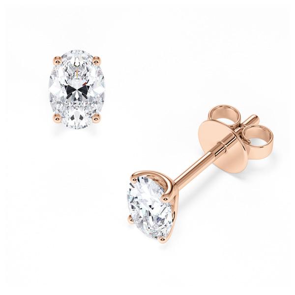 [RU-1778] Ohrstecker Weißgold 585