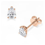 [RU-1779] Ohrstecker Weißgold 585