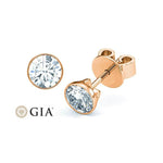 [RU-1575] Ohrstecker Weißgold 585