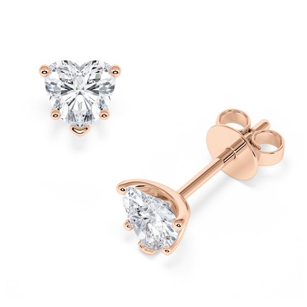 [RU-1776] Ohrstecker Weißgold 585