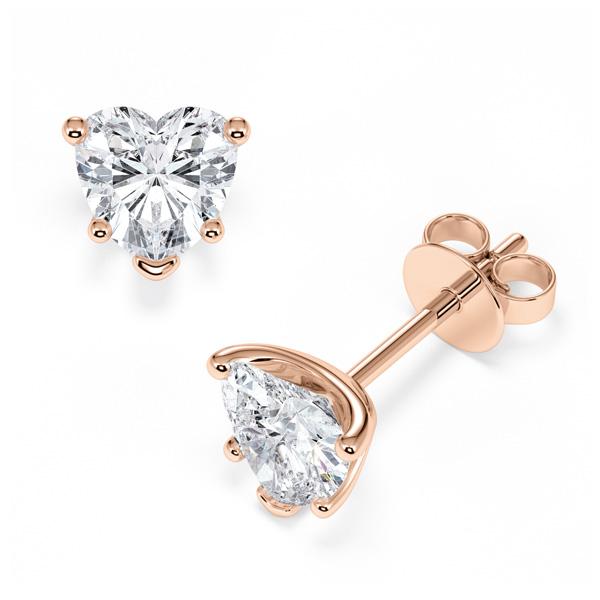 [RU-1776] Ohrstecker Weißgold 585