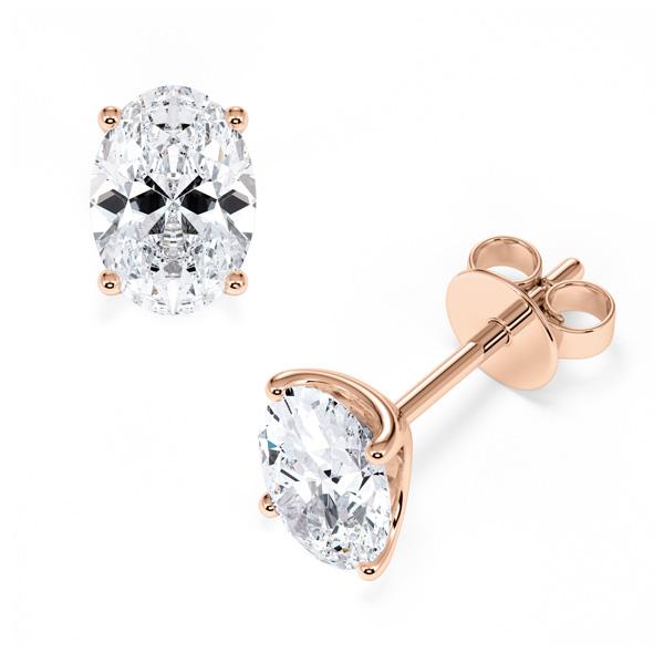 [RU-1778] Ohrstecker Weißgold 585