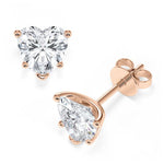 [RU-1776] Ohrstecker Weißgold 585