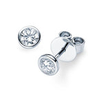 [RU-1575] Ohrstecker Weißgold 585