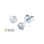 [RU-1575] Ohrstecker Weißgold 585