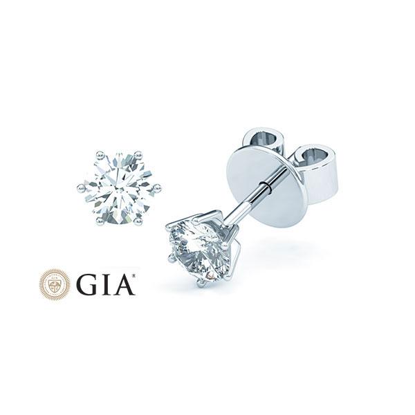 [RU-1572] Ohrstecker Weißgold 585