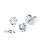 [RU-1572] Ohrstecker Weißgold 585