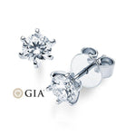 [RU-1572] Ohrstecker Weißgold 585