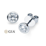 [RU-1575] Ohrstecker Weißgold 585