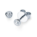 [RU-1575] Ohrstecker Weißgold 585