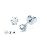 [RU-1572] Ohrstecker Weißgold 585