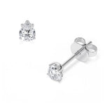 [RU-1779] Ohrstecker Weißgold 585