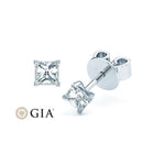 [RU-1573] Ohrstecker Weißgold 585