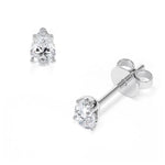 [RU-1779] Ohrstecker Weißgold 585