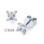 [RU-1573] Ohrstecker Weißgold 585