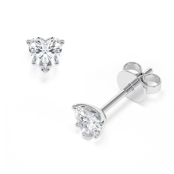 [RU-1776] Ohrstecker Weißgold 585