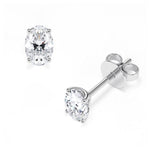 [RU-1778] Ohrstecker Weißgold 585