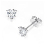 [RU-1776] Ohrstecker Weißgold 585