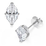 [RU-1777] Ohrstecker Weißgold 585