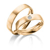 rose / Gold 750 / 0.080 ct. - 6x2 / feines: 7 / 1