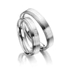 grau, dunkel grau, silber / Palladium 585, Silber 925 / 0.020 ct. - 4.5x1.8 / feines: 4 / 1