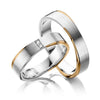 grau, rose / Gold 750 / 0.020 ct. - 5x1.6 / feines: 7 / 1