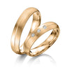 rose / Gold 750 / 0.060 ct. - 4.5x1.8 / feines: 7 / 1